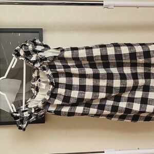 Anthro checkered dress